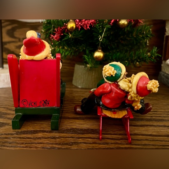 Vintage Dough Art Christmas Figures - Picture 6 of 8